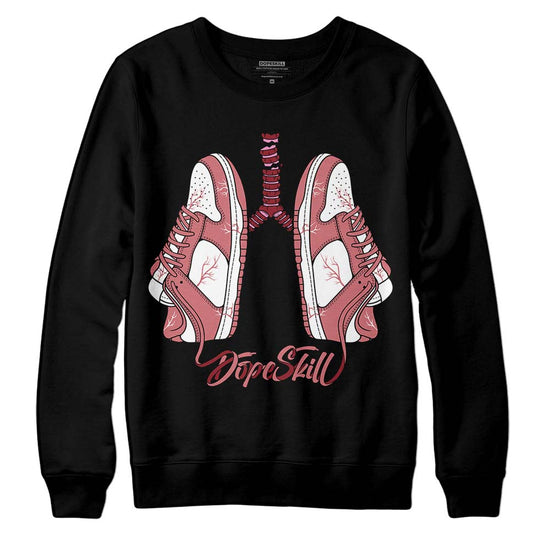 Valentine's Day Collection DopeSkill Sweatshirt Breathe Graphic Streetwear - Black 