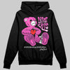 Jordan 4 GS “Hyper Violet” DopeSkill Hoodie Sweatshirt Love Kills Graphic Streetwear - black