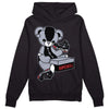 Jordan 4 “Bred Reimagined” DopeSkill Hoodie Sweatshirt Sneakerhead BEAR Graphic Streetwear - Black