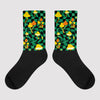 Green Sneakers DopeSkill Sublimated Socks Mushroom Graphic Streetwear 