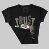 Medium Olive 1s DopeSkill Women's Crop Top Trust No One Graphic