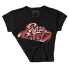 Dune Red 13s DopeSkill Women's Crop Top Rare Breed Type Graphic