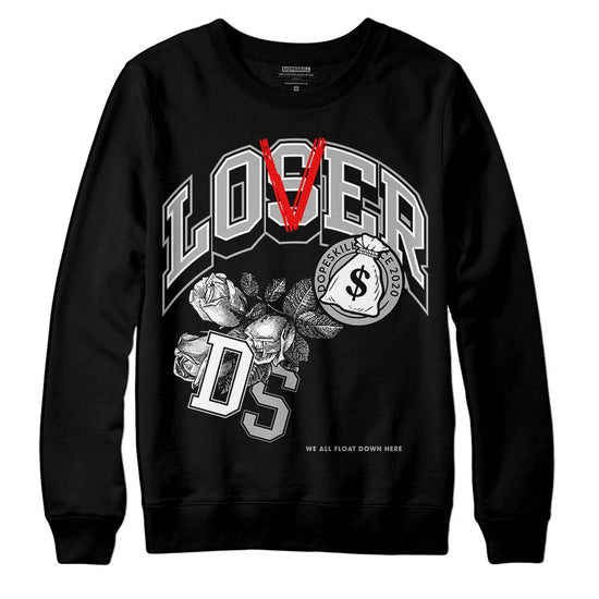 Jordan 1 Low OG “Shadow” DopeSkill Sweatshirt Loser Lover Graphic Streetwear - Black