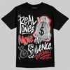 Air Max 90 Infrared 3M (2026) DopeSkill T-Shirt Real Ones Move In Silence Graphic Streetwear - black