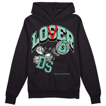 Jordan 3 "Green Glow" DopeSkill Hoodie Sweatshirt Loser Lover Graphic Streetwear - Black 