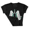 Lucky Green 5s DopeSkill Women's Crop Top Breathe Graphic