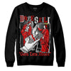 Jordan 12 Retro Cherry DopeSkill Sweatshirt Gotta Lotta Means Graphic Streetwear - Black