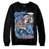 Jordan 9 Powder Blue DopeSkill Sweatshirt Stackin Mines Graphic Streetwear - Black