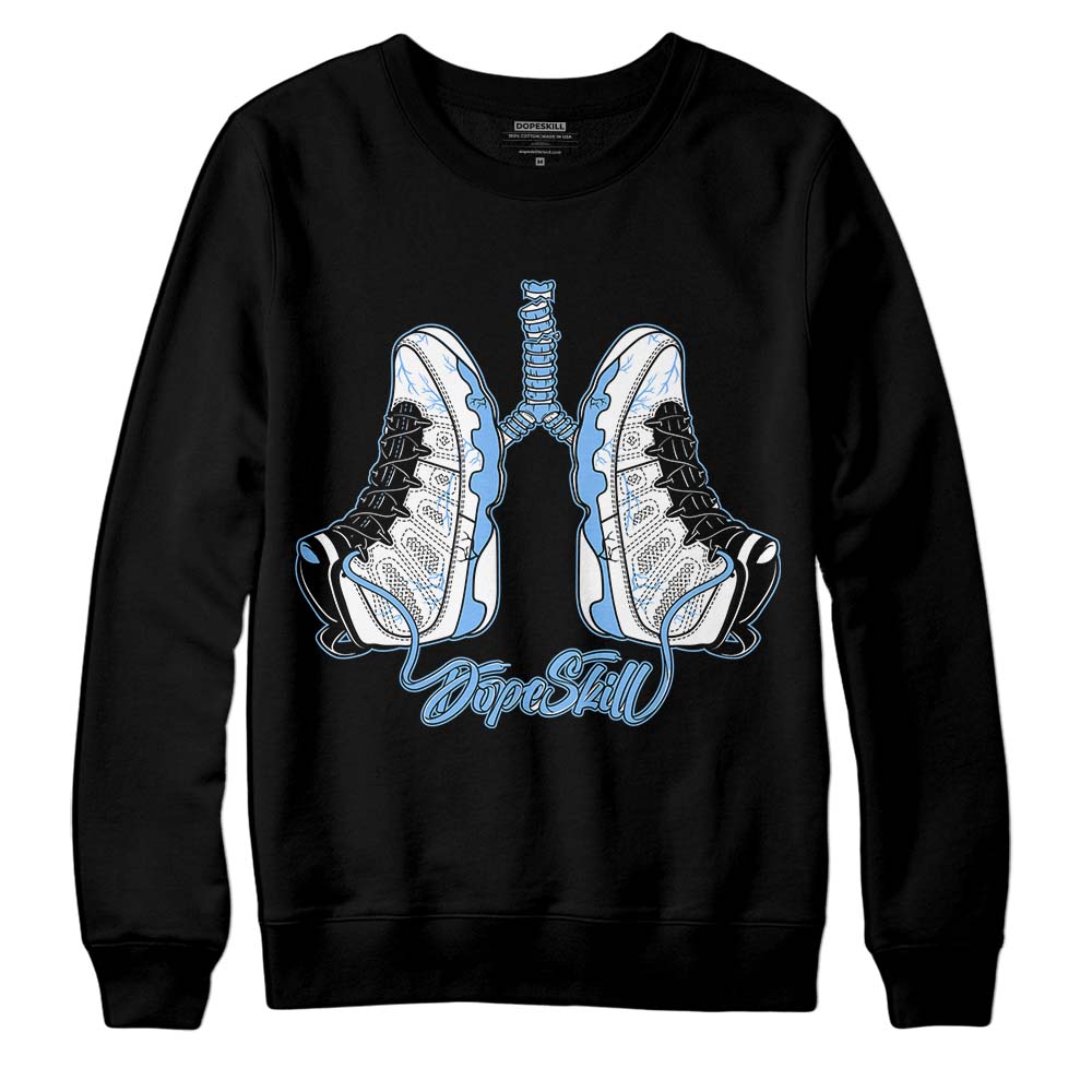 Jordan 9 Powder Blue DopeSkill Sweatshirt Breathe Graphic Streetwear - black