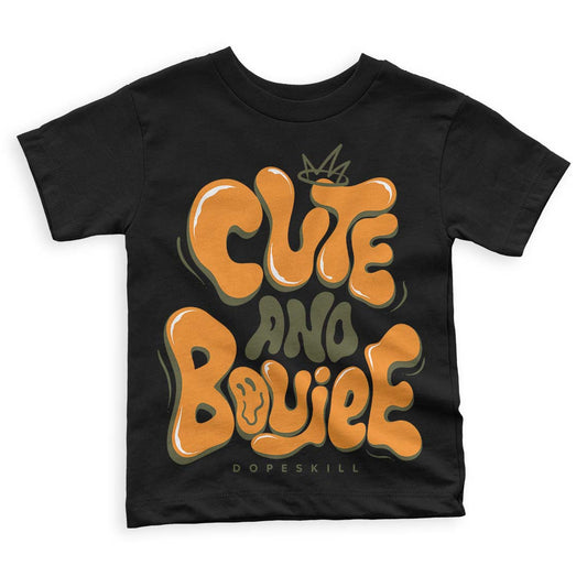 Jordan 5 "Olive" DopeSkill Toddler Kids T-shirt Cute and Boujee Graphic Streetwear - Black