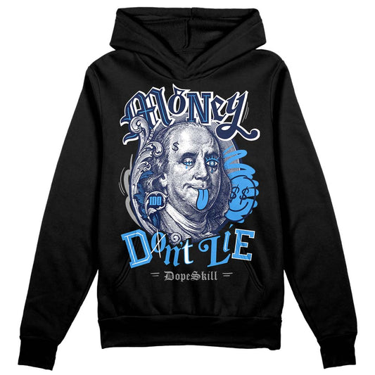 Jordan Spiz’ike Low “White/Obsidian” DopeSkill Hoodie Sweatshirt Money Don't Lie Graphic Streetwear - Black