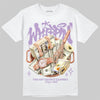 Jordan 10 “Hydrangeas” DopeSkill T-Shirt Whippin Graphic Streetwear - White