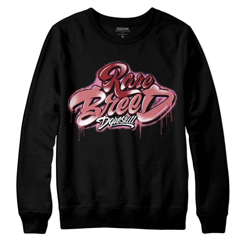 Valentine's Day Collection DopeSkill Sweatshirt Rare Breed Type Graphic Streetwear - Black