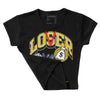 Michigan Dunks DopeSkill Women's Crop Top Loser Lover Graphic