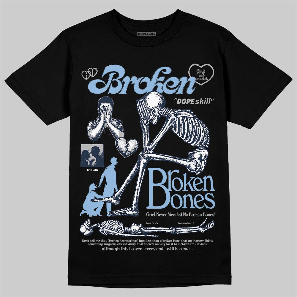 Asics Gel-Cumulus 16 Wash/Independence Blue DopeSkill T-Shirt Broken Bones Graphic Streetwear - Black