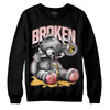 Jordan 3 GS “Red Stardust” DopeSkill Sweatshirt Sick Bear Graphic Streetwear - Black