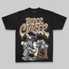 Brown Oversize Print Paper Chaser Boy DopeSkill Graphic T-shirt Streetwear - black