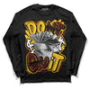 Dunk Yellow Bordeaux DopeSkill Long Sleeve T-Shirt Don't Quit Graphic Streetwear - Black