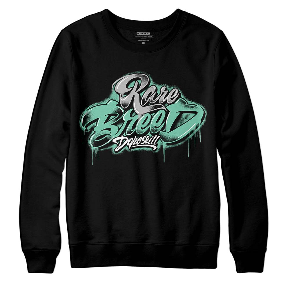 Jordan 3 "Green Glow" DopeSkill Sweatshirt Rare Breed Type Graphic Streetwear - Black 