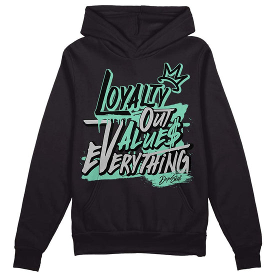 Jordan 3 "Green Glow" DopeSkill Hoodie Sweatshirt LOVE Graphic Streetwear - Black 