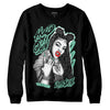 Jordan 3 "Green Glow" DopeSkill Sweatshirt New H.M.O Graphic Streetwear - Black