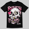 Jordan 4 "Iced Carmine" DopeSkill T-Shirt Rebirth Graphic Streetwear - Black