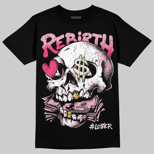 Jordan 4 "Iced Carmine" DopeSkill T-Shirt Rebirth Graphic Streetwear - Black