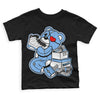 Jordan 9 Powder Blue DopeSkill Toddler Kids T-shirt Bear Steals Sneaker Graphic Streetwear - Black