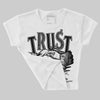 "Black/White" 1s DopeSkill Women's Crop Top Trust No One Graphic