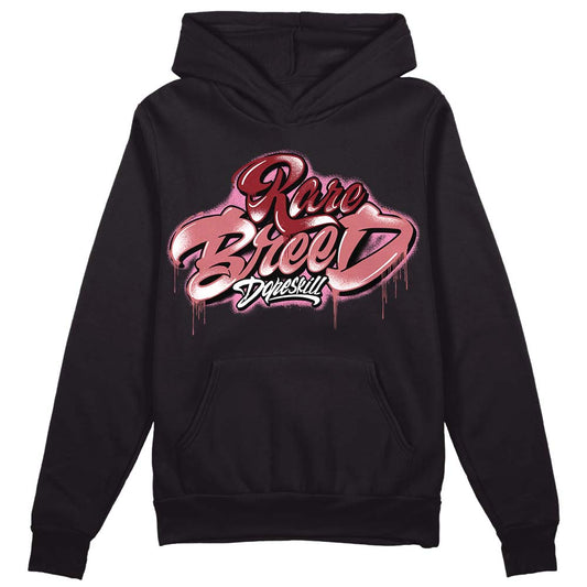 Valentine's Day Collection DopeSkill Hoodie Sweatshirt Rare Breed Type Graphic Streetwear - Black