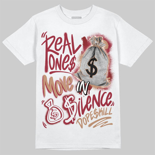 Kobe Bryant x Dunk Low “Lower Merion Aces” DopeSkill T-Shirt Real Ones Move In Silence Graphic Streetwear - White