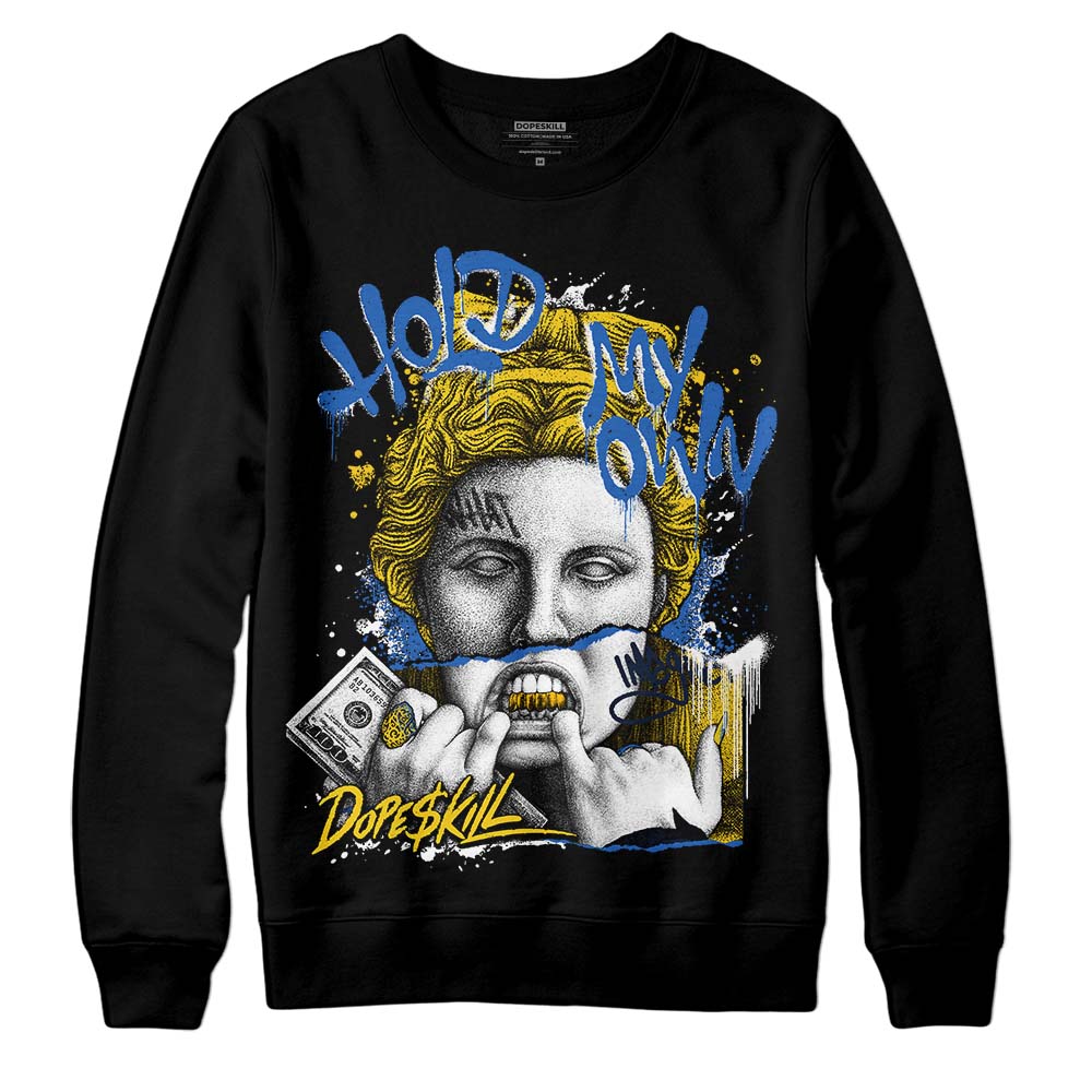 Dunk Low Vintage “Michigan” DopeSkill Sweatshirt Hold My Own Graphic Streetwear - Black