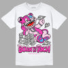 Pink Sneakers DopeSkill T-shirt Born To Be Rich Graphic Streetwear - White