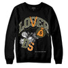 Jordan 5 "Olive" DopeSkill Sweatshirt Loser Lover Graphic Streetwear - Black