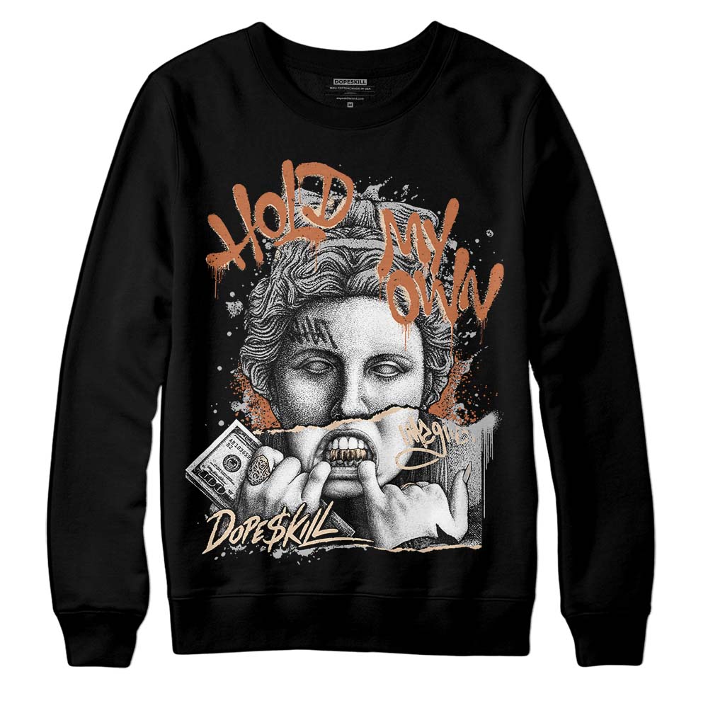 Jordan 3 Craft “Ivory” DopeSkill Sweatshirt Hold My Own  Graphic Streetwear - Black 