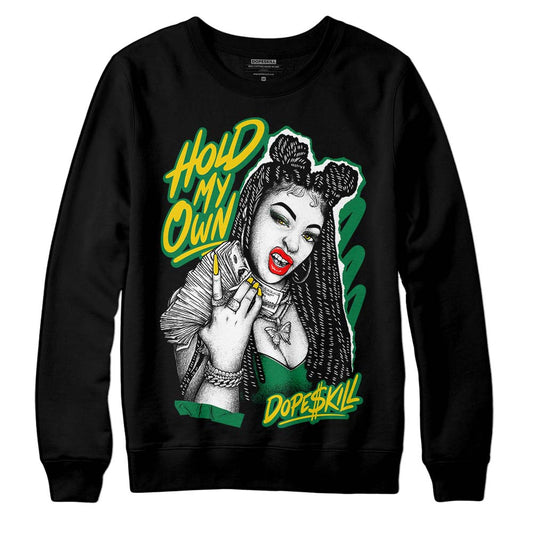 Jordan&nbsp;5 “Lucky Green” DopeSkill Sweatshirt New H.M.O Graphic Streetwear - Black