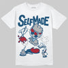 Jordan 12 Retro French Blue (2025) DopeSkill T-Shirt Self Made Graphic Streetwear - White