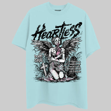 Dunk Low GS “Glacier Blue” DopeSkill Chambray T-Shirt Heartless Graphic Streetwear 