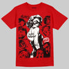 Jordan 5 Retro Fire Red Black Tongue (2025) DopeSkill T-Shirt Built Different Graphic Streetwear - Red 
