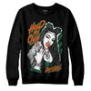 Dunk Low Team Dark Green Orange DopeSkill Sweatshirt New H.M.O Graphic Streetwear - Black