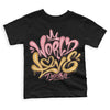 Jordan 3 GS “Red Stardust” DopeSkill Toddler Kids T-shirt World Love Graphic Streetwear - Black