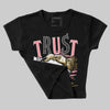 Red Stardust 3s DopeSkill Women's Crop Top Trust No One Graphic