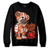 Jordan 3 Georgia Peach DopeSkill Sweatshirt Broken Heart Graphic Streetwear - Black