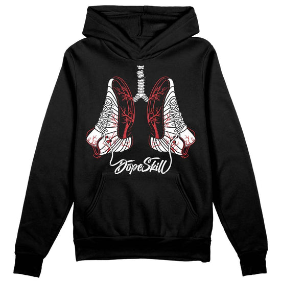 Jordan 12 “Red Taxi” DopeSkill Hoodie Sweatshirt Breathe Graphic Streetwear - Black