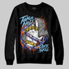 Dunk Low Futura Orange Blaze DopeSkill Sweatshirt Takin No L's Graphic Streetwear - Black