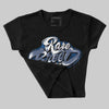 Diffused Blue 11s DopeSkill Women's Crop Top Rare Breed Type Graphic