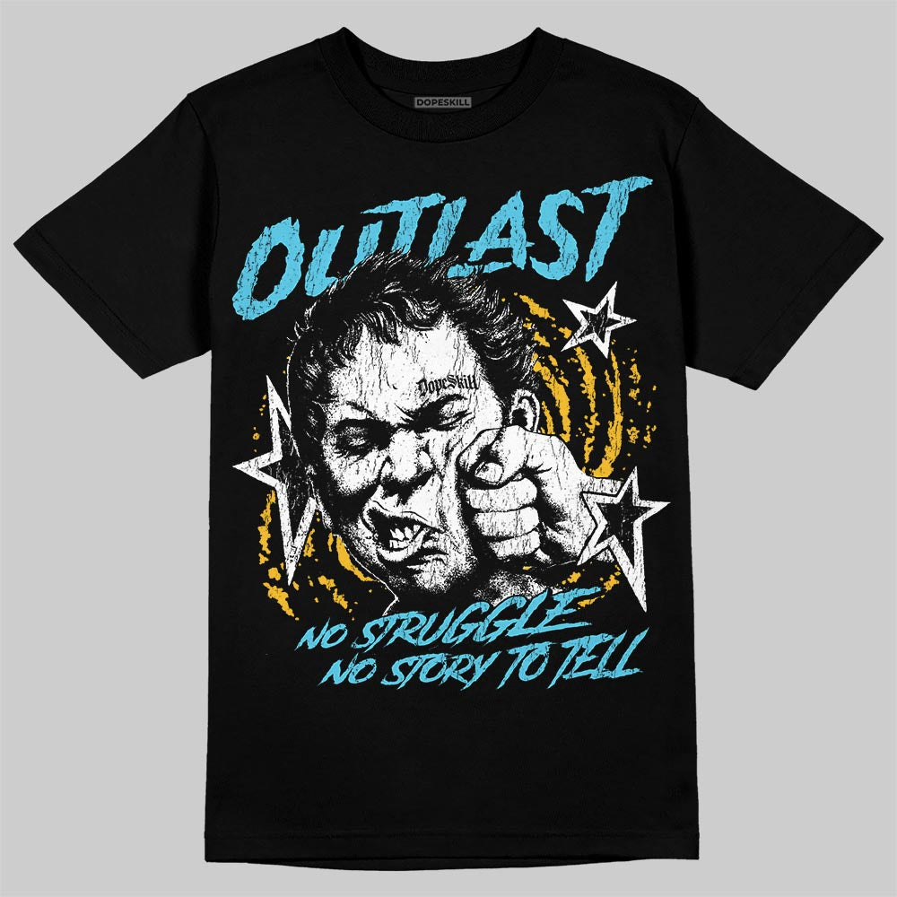 Jordan 11 Retro Gamma Blue (2025) DopeSkill T-Shirt Outlast Graphic Streetwear - black