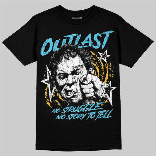 Jordan 11 Retro Gamma Blue (2025) DopeSkill T-Shirt Outlast Graphic Streetwear - black