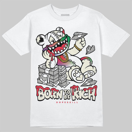 Jordan 11 City Pack “285” Atlanta DopeSkill T-Shirt Born To Be Rich Graphic Streetwear - White