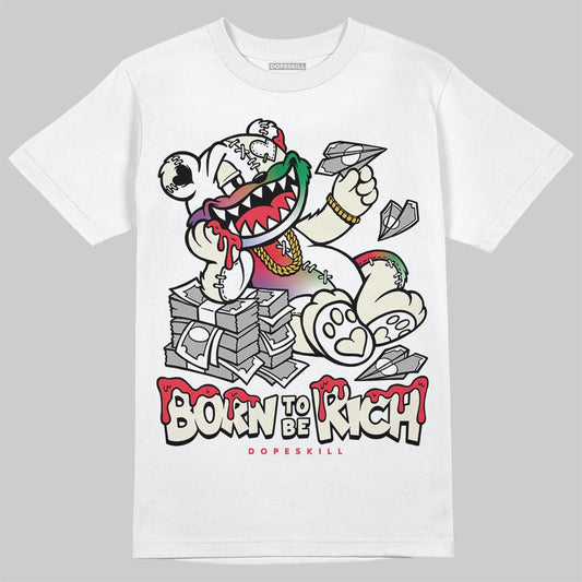 Jordan 11 City Pack “285” Atlanta DopeSkill T-Shirt Born To Be Rich Graphic Streetwear - White